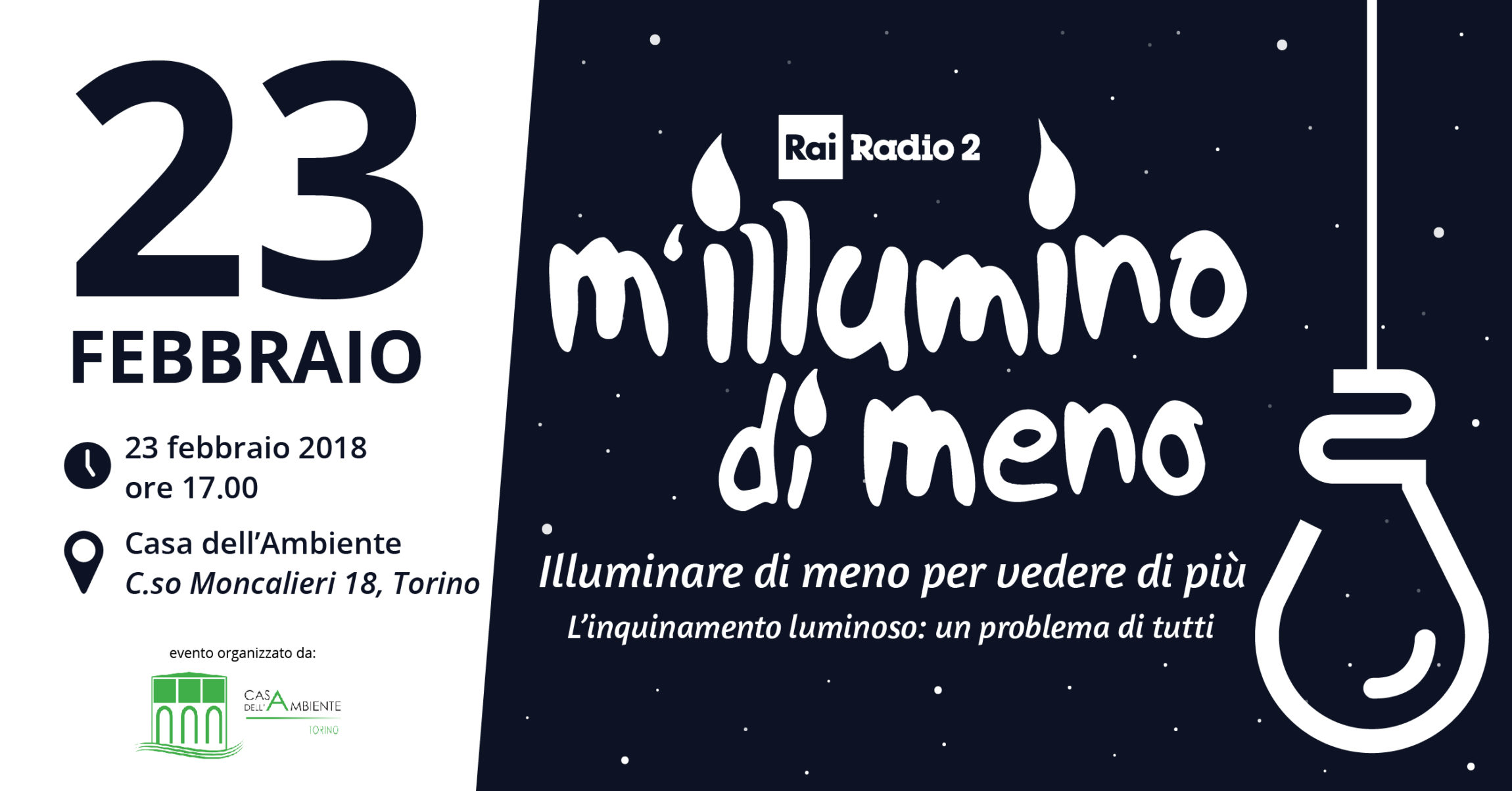 Illuminare di meno per vedere di più