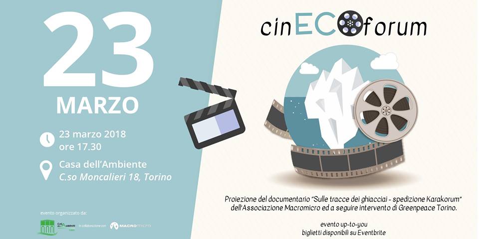 Seconda edizione del CinECOforum alla Casa dell’Ambiente